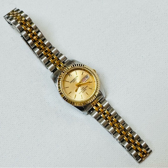 Two-Tone Gold and Silver Women's Watch - Picture 8 of 13